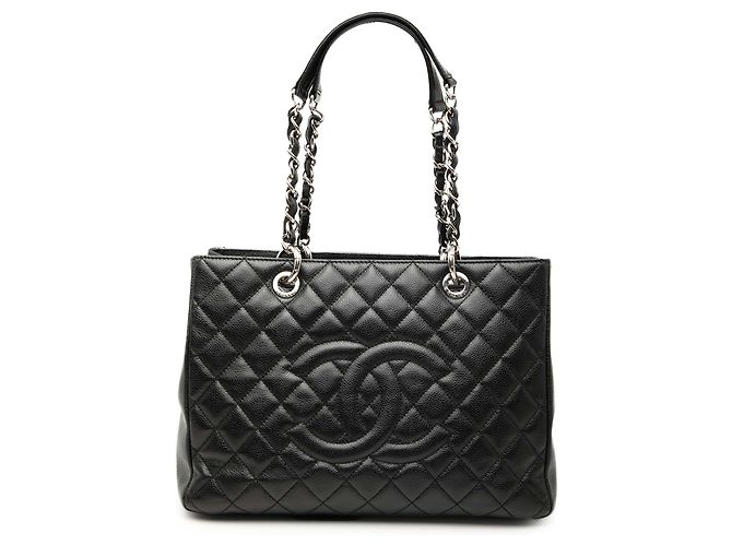 Chanel Gran Tote de Compras en Caviar Negro