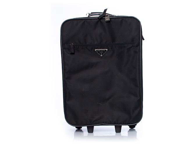 Prada, piccola borsa da cabina in nylon Nero