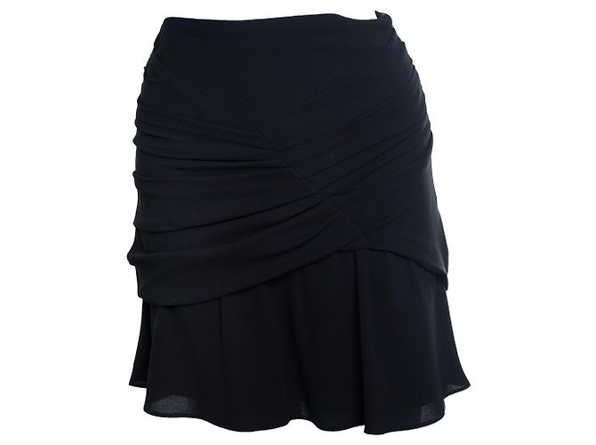 IRO, draped Lussac skirt in black