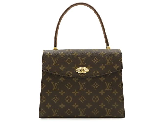 Borsa a mano Louis Vuitton Monogram Malletier Marrone