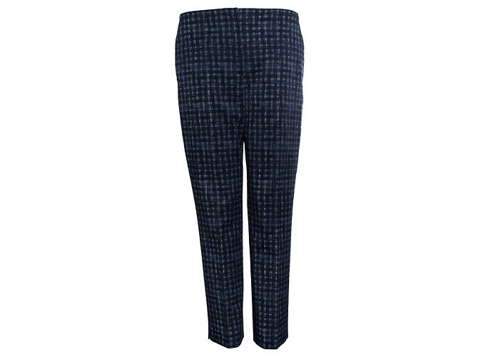 Calça estampada xadrez gráfica Prada Multicor
