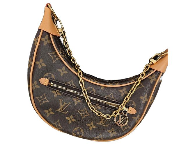 Bolsa Louis Vuitton Monogram Palm Springs Castanho claro Castanho escuro
