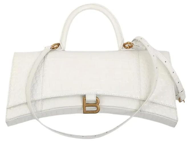 Hourglass Balenciaga ampulheta Branco