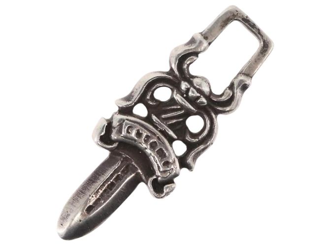 Chrome Hearts Dagger Charm Anhänger Top Ag925 Silber Auth 178999M