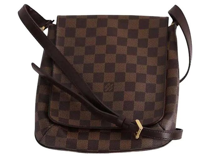 Louis Vuitton Bolsa de ombro marrom