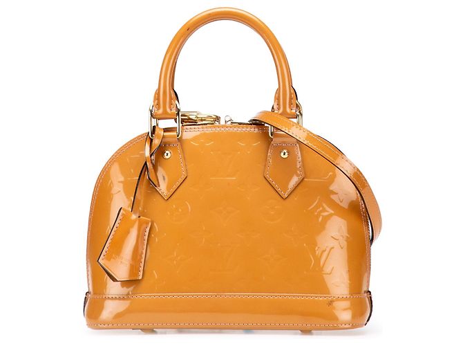 Louis Vuitton Monogram Vernis Alma BB Marrone