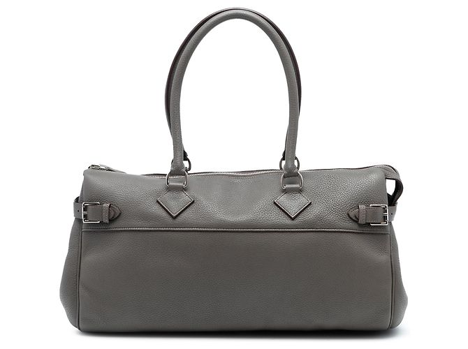 Hermès Clemence Atlas 42 Cinza