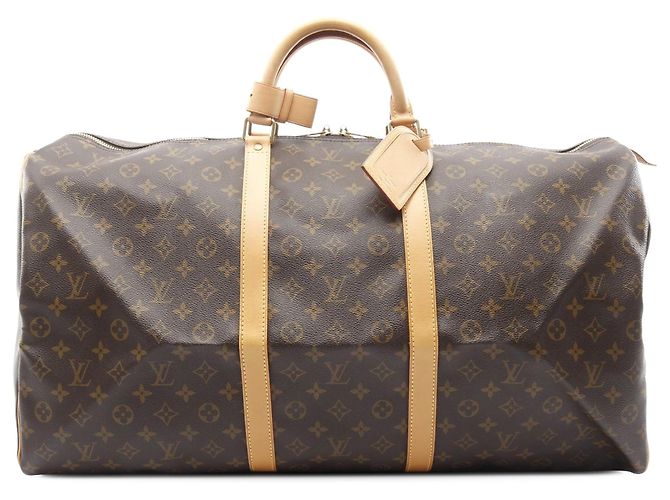 Louis Vuitton Monogram Keepall 60 Marrone