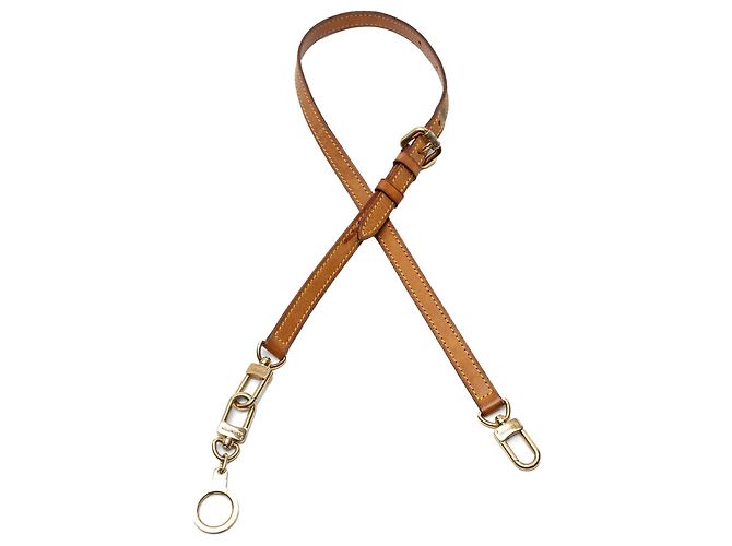 Vachetta-Lederriemen Louis Vuitton Braun