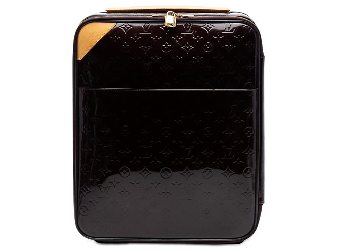 Louis Vuitton Monogram Vernis Pegase 45 Roxo