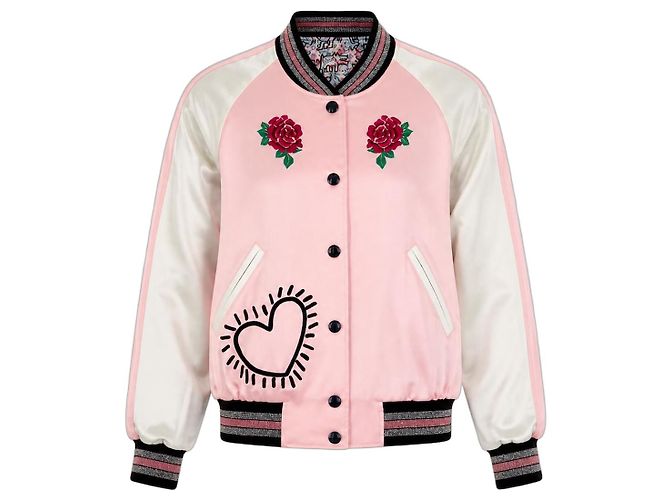 Coach x Keith Haring Reversible Satin Bomber Jacket Multiple colors
