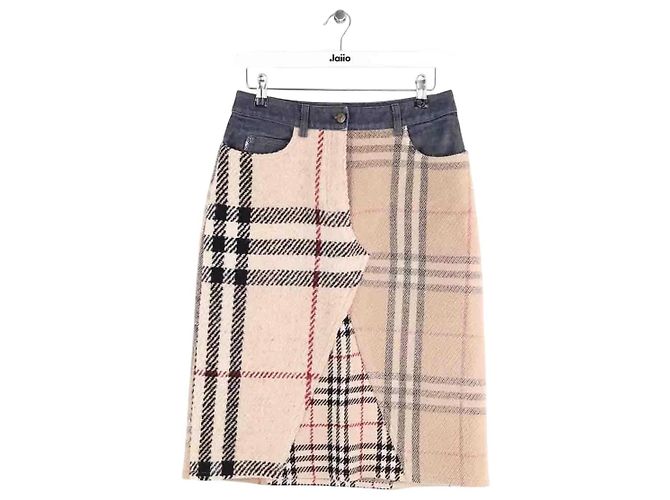 Burberry Falda beige Algodón