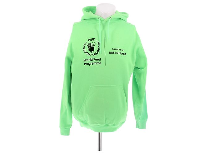 Balenciaga Pullover aus Baumwolle grün