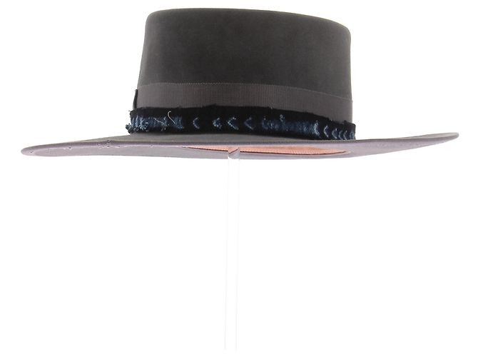 Autre Marque Grau Filzhut
