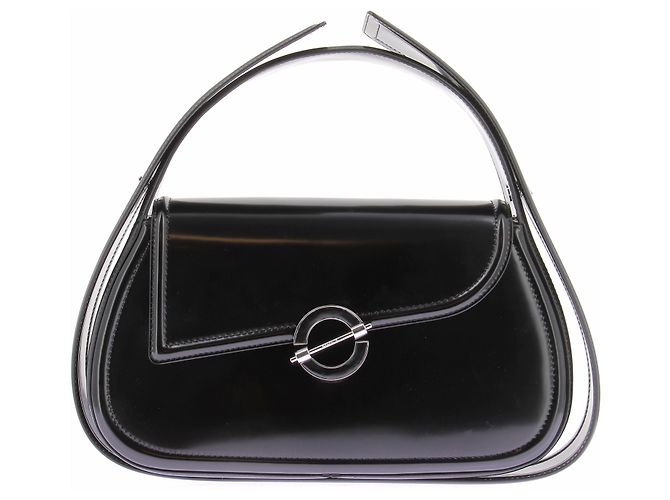 Bolsa de couro preta Samsoe & Samsoe Preto