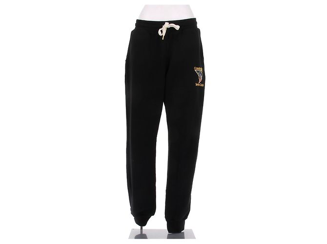 Pantalones de jogging Casablanca negros de algodón