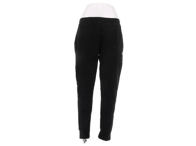Calça de moletom Lacoste preta de algodão Preto