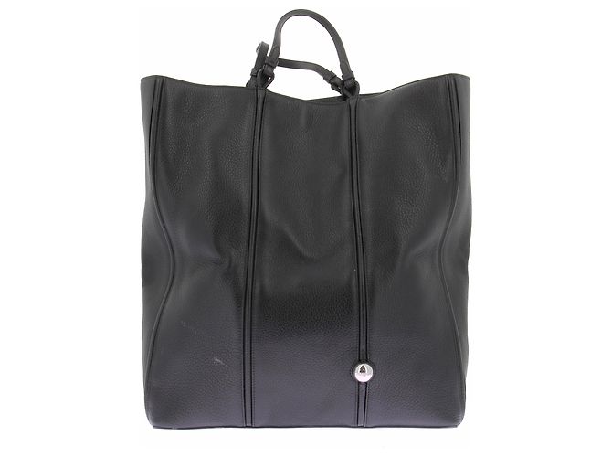 Jacquemus Sac à main "Le Marino" en cuir noir