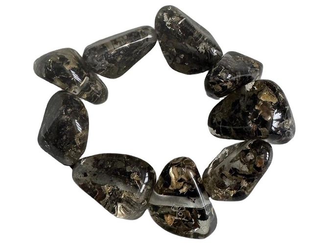Autre Marque Bracciale Sobral in resina Marrone Nero Multicolore