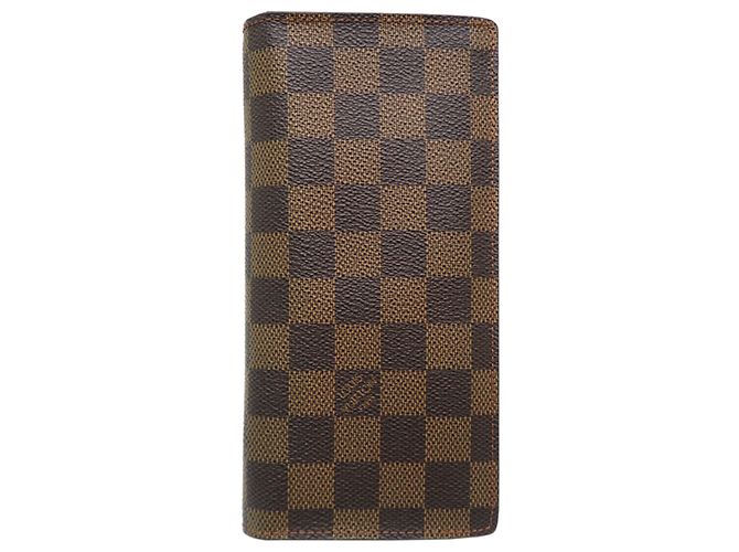 Louis Vuitton Portefeuille Brazza Long Wallet Brown