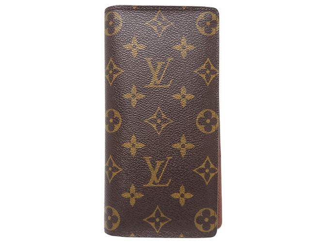 Cartera Larga Brazza Louis Vuitton Castaño