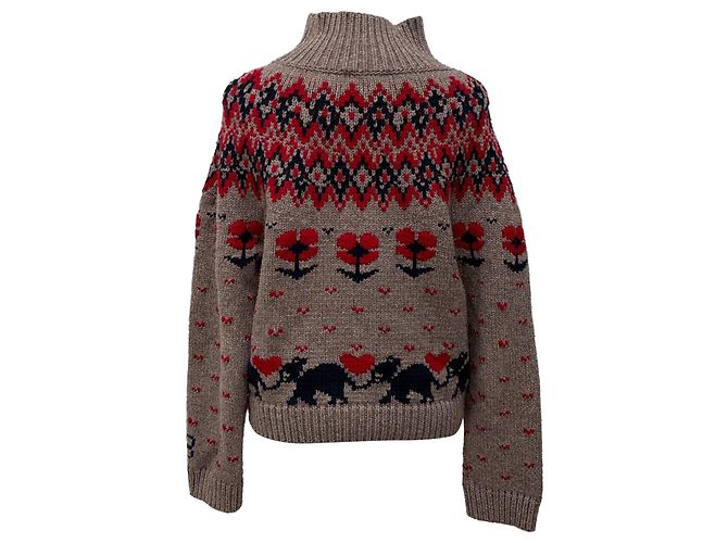 Victoria Beckham Strickpullover aus mehrfarbigem Polyamid Mehrfarben