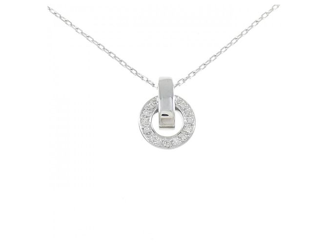 Autre Marque Au750 Diamant-Halskette Silber