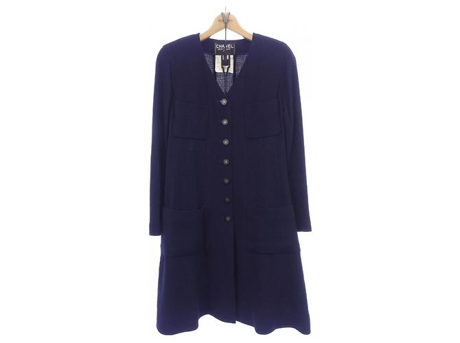 Timeless Chanel Set Blau Marineblau