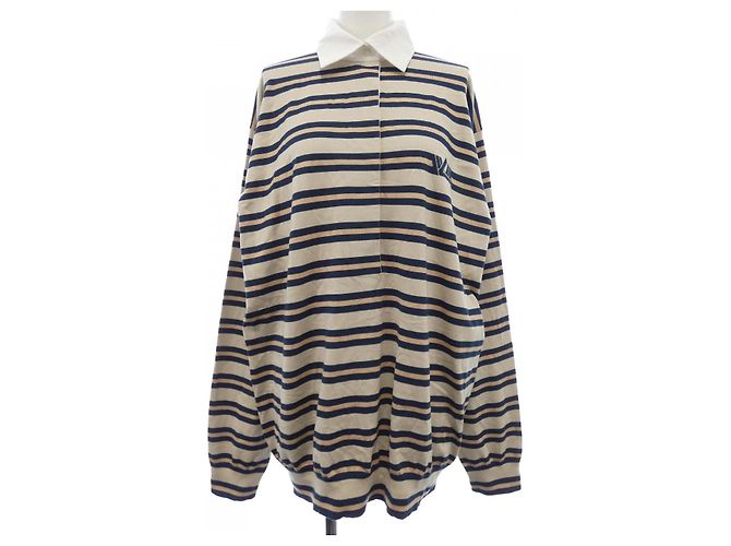 Polo Louis Vuitton Beige Blu navy