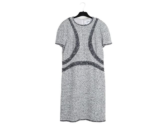 Chanel 2013 Vestido de Tweed Cinza