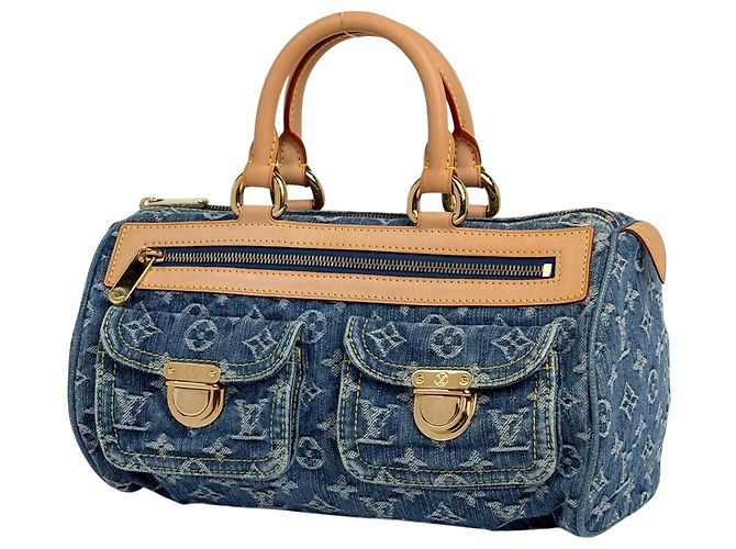 Borsa Boston Neo Speedy Louis Vuitton Blu