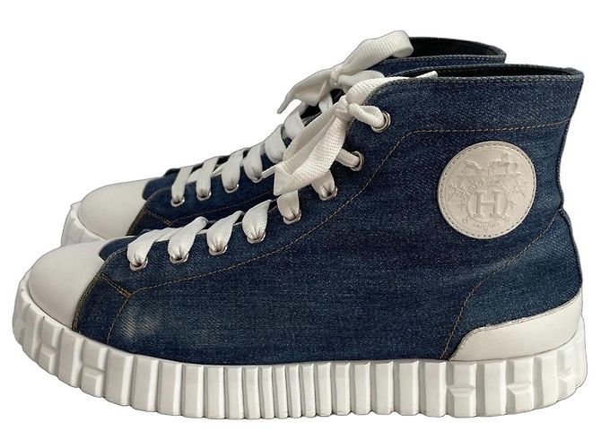 Sneakers Hermès Climb Denim Blu