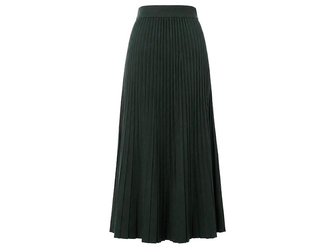 Falda midi plisada Weekend Max Mara verde oscuro