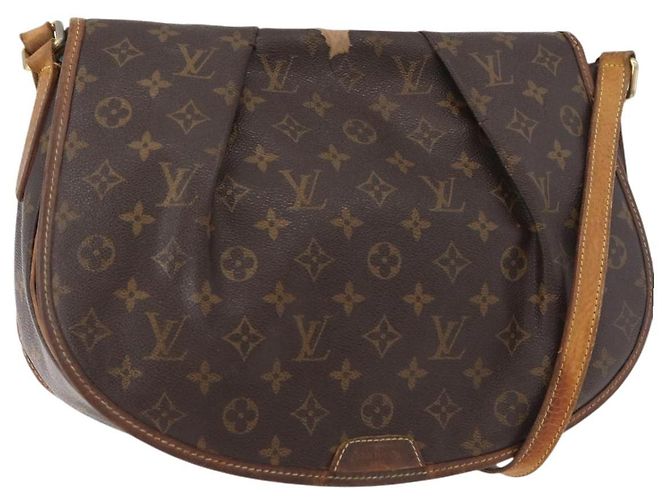LOUIS VUITTON Bolsa de Ombro Monogram Menilmontant MM M40473 LV Auth bs34962