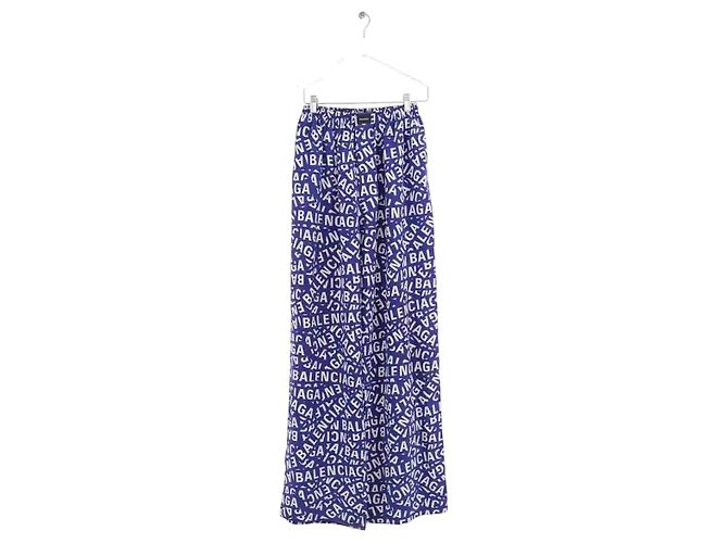 Balenciaga Blaue weite Hose