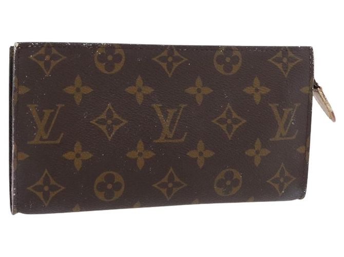 LOUIS VUITTON Monogram Bucket GM Accessory Pouch LV Auth bs35049