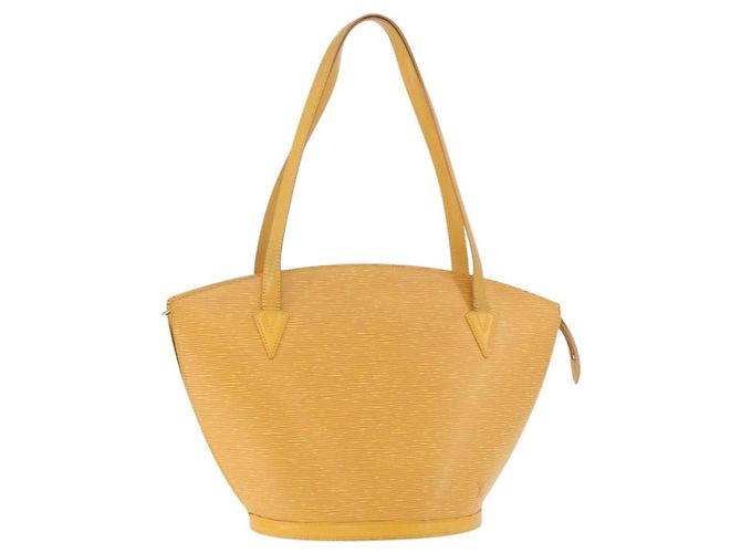 LOUIS VUITTON Bolsa de Compras Epi Saint Jacques Amarilla M52269 LV Auth 178982 Amarillo