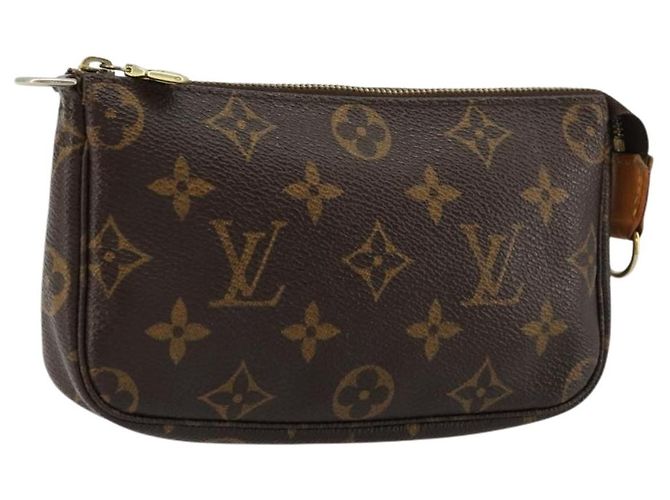 LOUIS VUITTON Mini Pochette Accessoires Monogram Pouch M58009 LV Auth bs34518 Monogramma