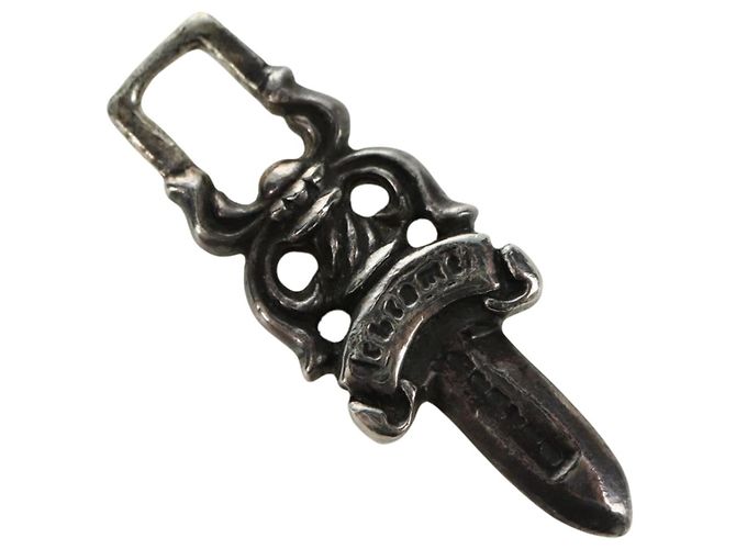 Chrome Hearts Dagger Charm Anhänger Top Ag925 Silber Auth 177360V