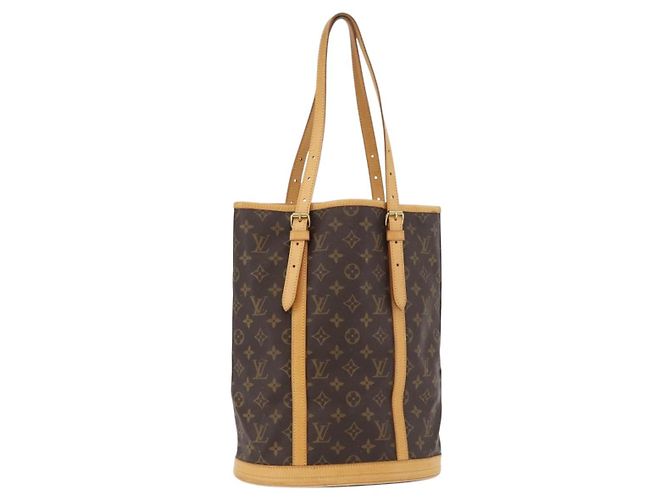 LOUIS VUITTON Monogram Bucket GM Shoulder Bag M42236 LV Auth ka4155