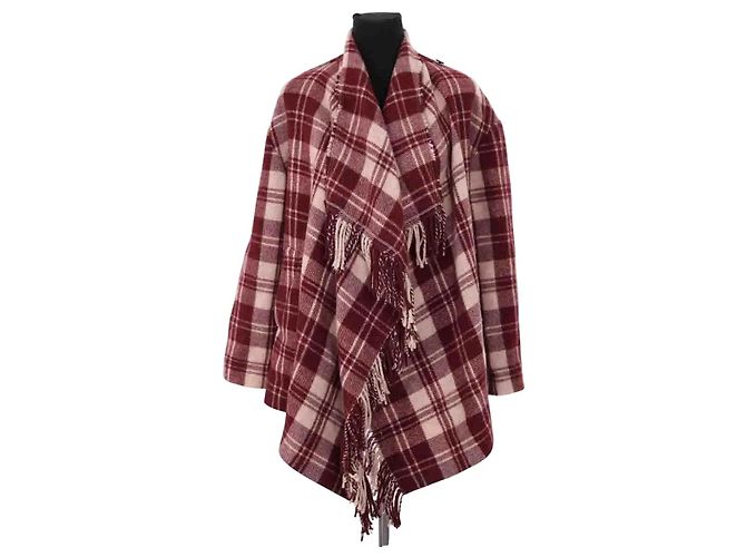 Isabel Marant Etoile Chaqueta granate Burdeos