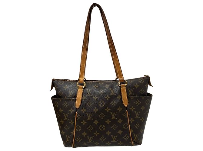Bolsa tote de PVC marrom Louis Vuitton