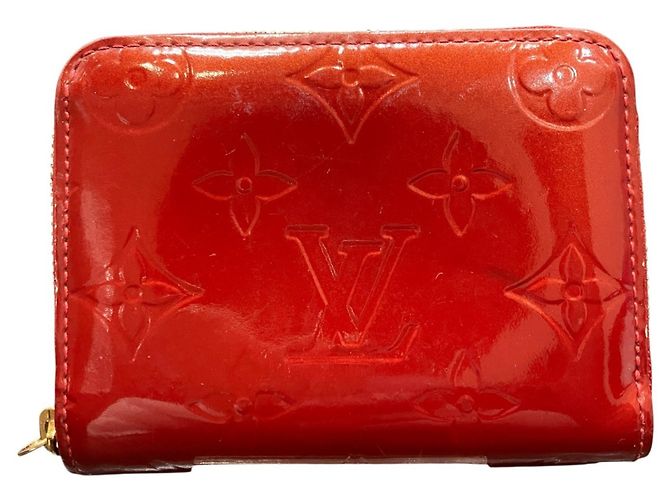 Louis Vuitton Zippy Münzgeldbörse Rot