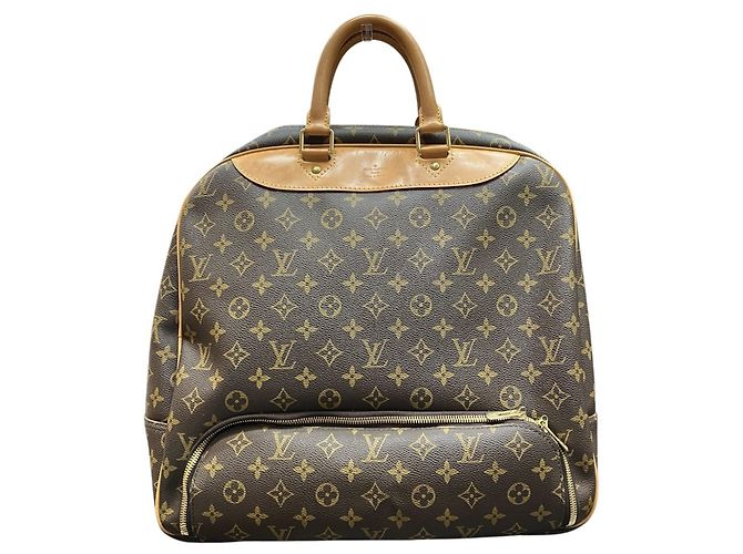 Bolso Boston Evasion Louis Vuitton Castaño Monograma