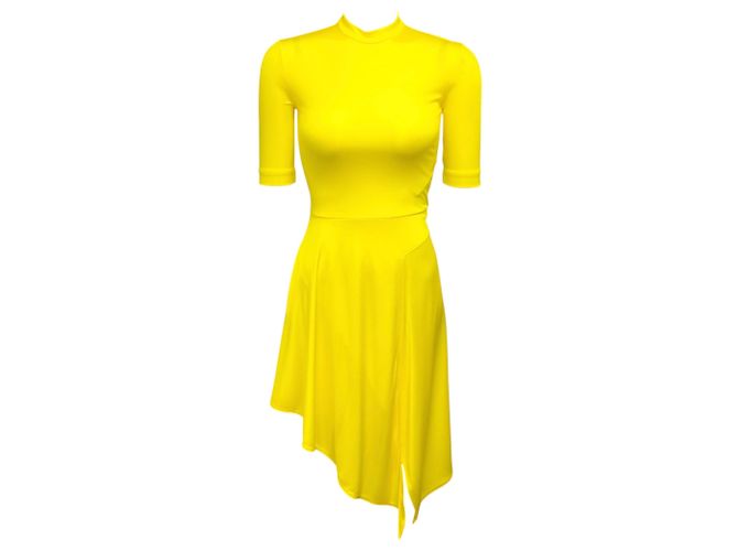 Stella Mc Cartney Helles gelbes fließendes Jersey-Kleid von Stella McCartney
