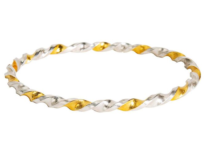 Autre Marque NUEVO Brazalete Bangle Gurhan Midnight en Plata de Ley PVP 2,400