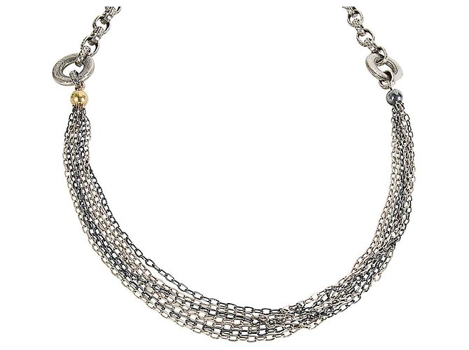 Autre Marque Nuevo collar de cadena Gurhan en plata esterlina, precio de venta sugerido 4,325 €