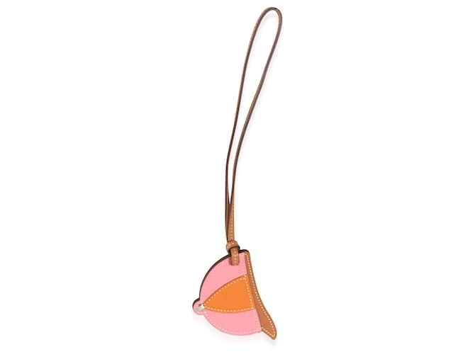 Charm de sac Bombe Paddock en Swift Sable Rose D'été Abricot Naturel Hermès 