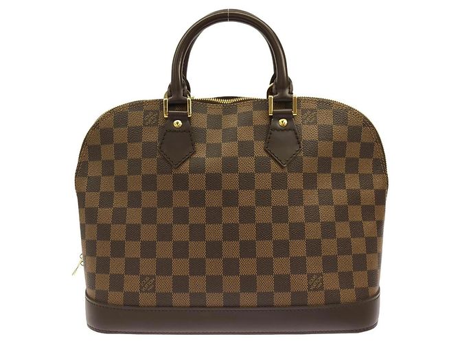 Sac à main Damier Alma PM Louis Vuitton Damier ebène