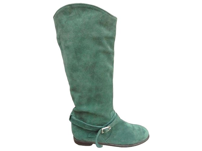 Autre Marque Botas Virreina em camurça verde